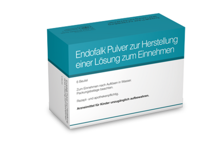 Packshot Endofalk® 6 Beutel - Dr. Falk Pharma Österreich