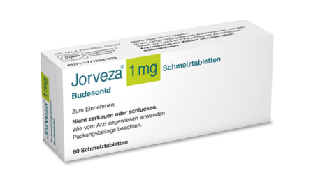 Packshot Jorveza® 1mg Schmelztabletten - Dr. Falk Pharma Österreich